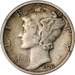 1926-P Mercury Dime