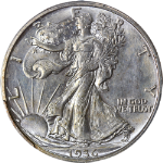 1936-S Walking Liberty Half PCGS Unc Details Great Eye Appeal Nice Strike