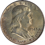 1948-P Franklin Half Dollar PCGS MS66 FBL Decent Eye Appeal Nice Strike