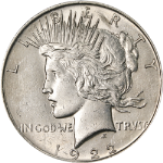 1922-P Peace Dollar - Error - Rotated Reverse