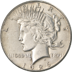 1926-P Peace Dollar - VAM- Die Crack Reverse