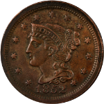 1852 Large Cent