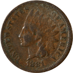 1881 Indian Cent