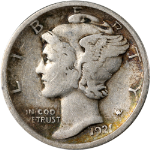 1921-D Mercury Dime