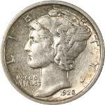 1928-D Mercury Dime