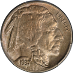 1937-D Buffalo Nickel 3 Legs PCGS AU55 Key Date Great Eye Appeal Strong Strike