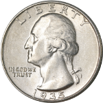 1935-S Washington Quarter