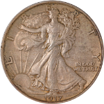 1917-P Walking Liberty Half