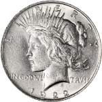 1922-P Peace Dollar - VAM - Extra Hair