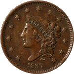 1837 Large Cent - Choice+