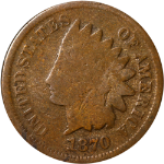 1870 Indian Cent