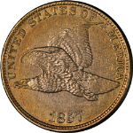 1857 Flying Eagle Cent Nice AU/BU Great Eye Appeal Nice Strike