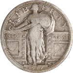 1917-P Type 1 Standing Liberty Quarter