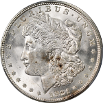 1921-D Morgan Silver Dollar PCGS MS64 Fantastic Luster Strong Strike