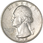 1935-P Washington Quarter