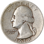 1938-S Washington Quarter