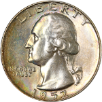 1952-D Washington Quarter - Pretty Color