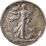 1918-D Walking Liberty Half NGC MS62 Nice Eye Appeal Nice Strike