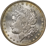 1878-CC Morgan Silver Dollar ANACS MS63 Superb Eye Appeal Strong Strike