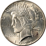 1927-P Peace Dollar ICG MS64 Great Eye Appeal Strong Strike Fantastic Luster