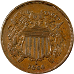 1864 Two (2) Cent Piece