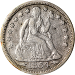 1854-O Seated Liberty Dime