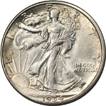 1934-D Walking Liberty Half Nice BU Great Eye Appeal Nice Strike