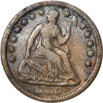 1850-P Seated Liberty Half Dime