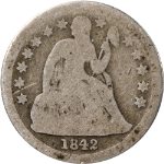 1842-P Seated Liberty Dime