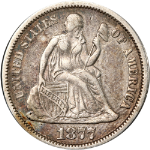 1877-P Seated Liberty Dime