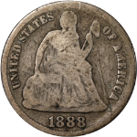 1888-S Seated Liberty Dime