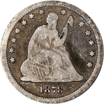 1878-CC Seated Liberty Quarter