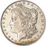 1888-O Morgan Silver Dollar - Oval 'O'