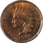 1906 Indian Cent PCGS MS64 RB  Superb Eye Appeal Strong Strike