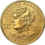 2012-W First Spouse Gold $10 Caroline Harrison PCGS MS69 1st Strike - STOCK