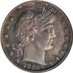 1896-P Barber Half Dollar Proof PCGS PR65  Nice Eye Appeal Strong Strike