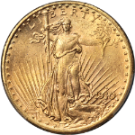 1910-S Saint-Gaudens Gold $20 PCGS MS63 Great Eye Appeal Strong Strike