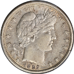 1899-S Barber Half Dollar PCGS AU53 Nice Eye Appeal Strong Strike