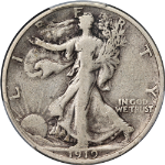 1919-S Walking Liberty Half PCGS F15 Great Eye Appeal Nice Strike