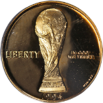 1994-W World Cup Commemorative Gold $5 PCGS PR69 DCAM