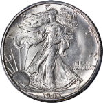 1943-D Walking Liberty Half PCGS MS65 Blast White Superb Eye Appeal