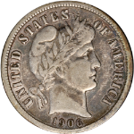 1906-S Barber Dime