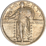 1917-P Type 2 Standing Liberty Quarter