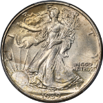 1939-P Walking Liberty Half PCGS MS66+ Nice Eye Appeal Strong Strike Toning Rev