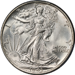 1943-P Walking Liberty Half PCGS MS66 Superb Eye Appeal Strong Strike