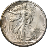 1945-D Walking Liberty Half PCGS MS66 Great Eye Appeal Nice Strike