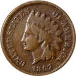 1867 Indian Cent