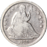 1838-P Seated Liberty Dime