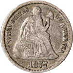 1877-P Seated Liberty Dime