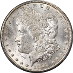 1891-CC Morgan Silver Dollar PCGS MS62 Blast White Nice Eye Appeal